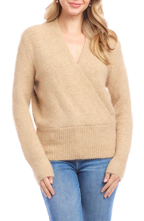 Surplice V-Neck Sweater