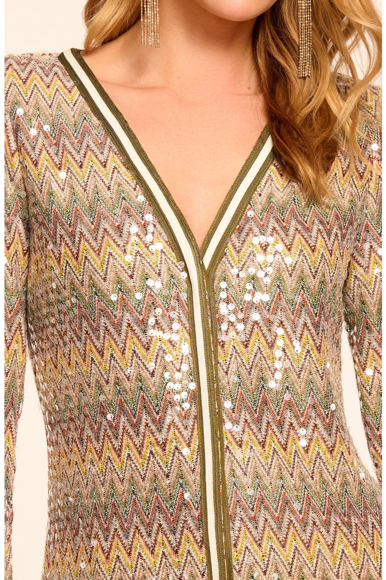 Kiki Sequin Ikat Sweater, Alternate, color, BOCA SEQUIN