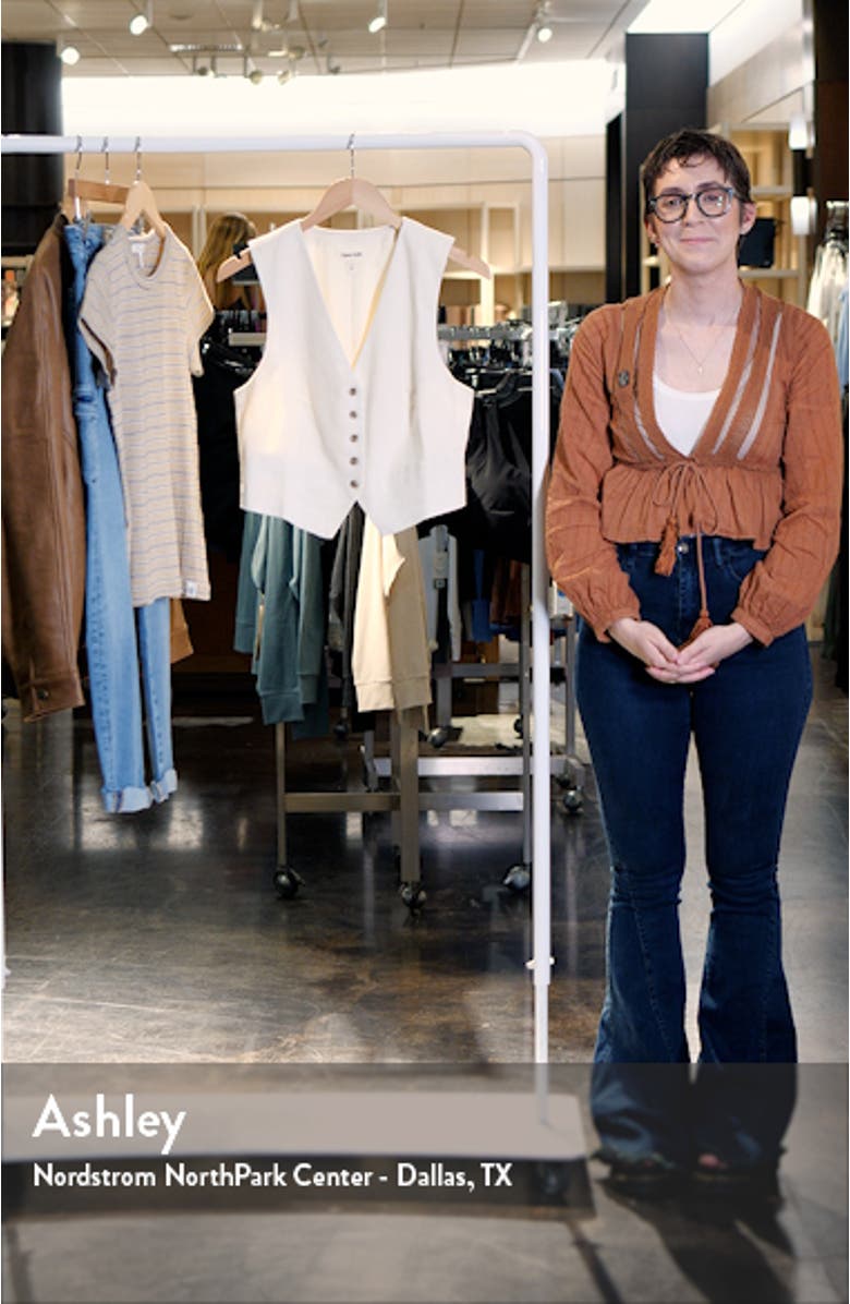 Linen Blend Vest, sales video thumbnail