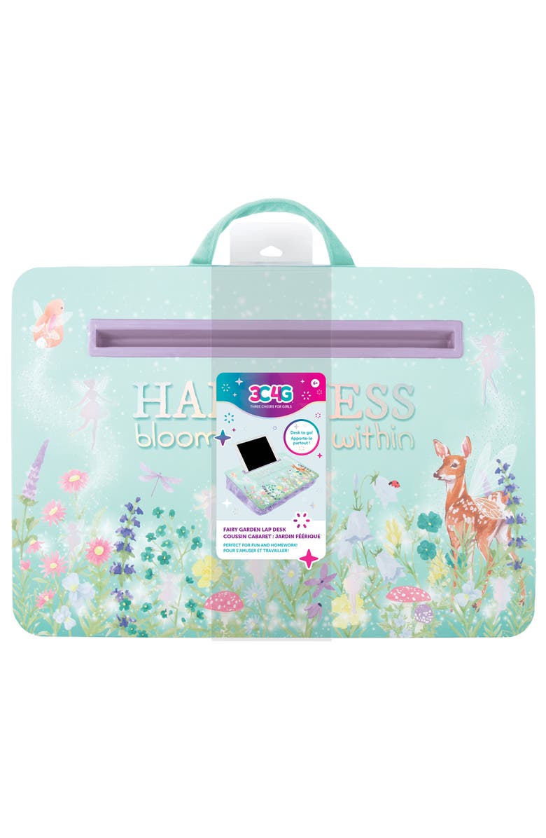 Three Cheers For Girls Fairy Garden Portable Lap Desk, Girls & Kids 6+, Main, color, Multicolored