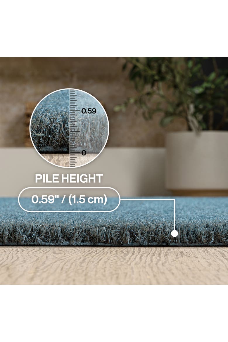 Peater Classic Casual Commercial Natural Coir Indoor/Outdoor Mat, Alternate, color, Coastal Blue