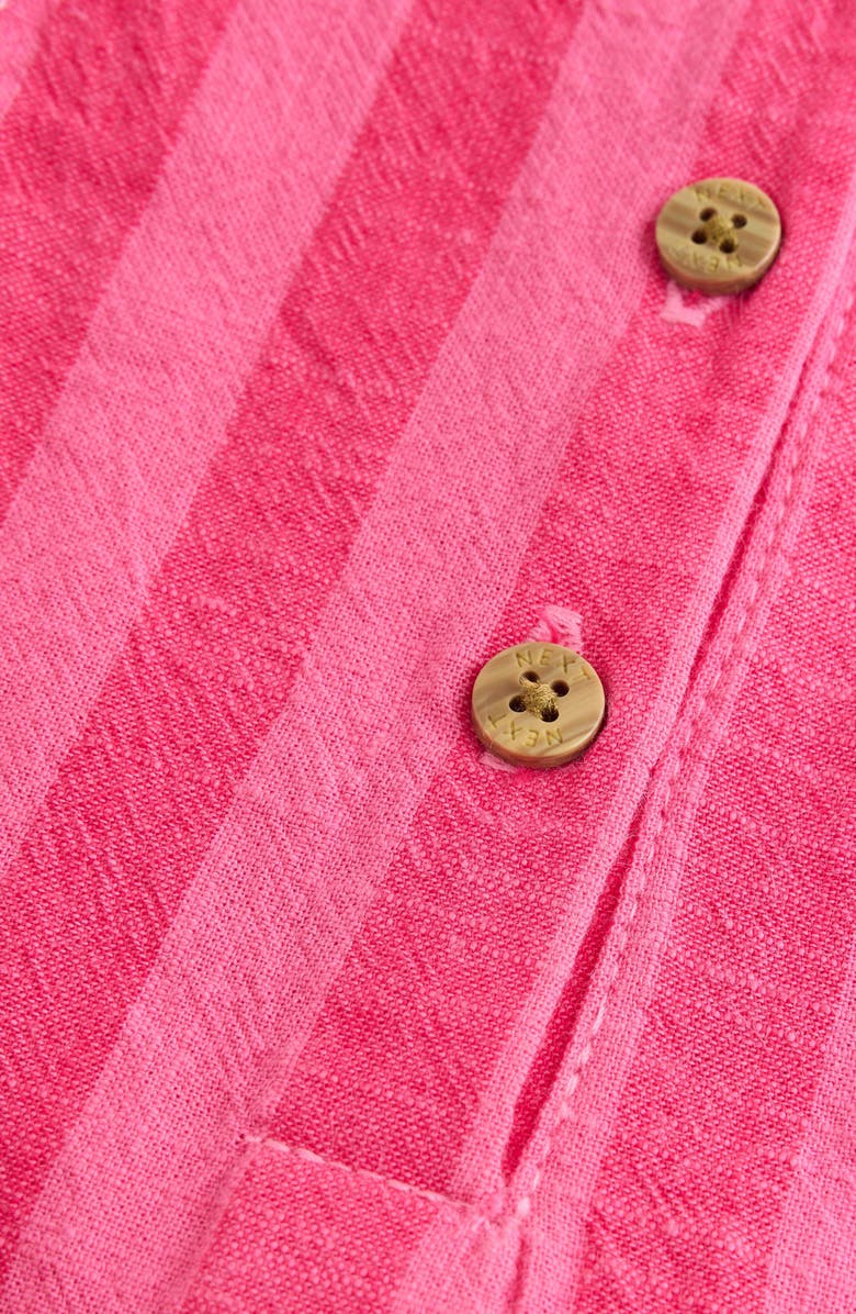 NEXT Stripe Peplum Top & Pants Set, Alternate, color, Red Stripe