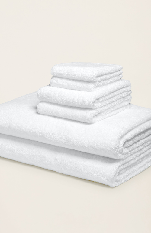Italic Ultraplush Australian Cotton Luxe Towel Set In White