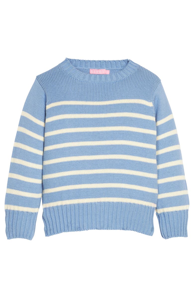 BISBY Kids' Knit Striped Sweater, Main, color, Blue