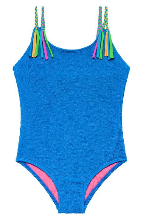 Kids' Braided Fringe One-Piece Swimsuit (Big Kid)