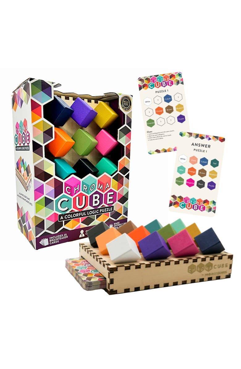 Project Genius Chroma Cube, A Colorful Logic Puzzle, Main, color, Multicolored