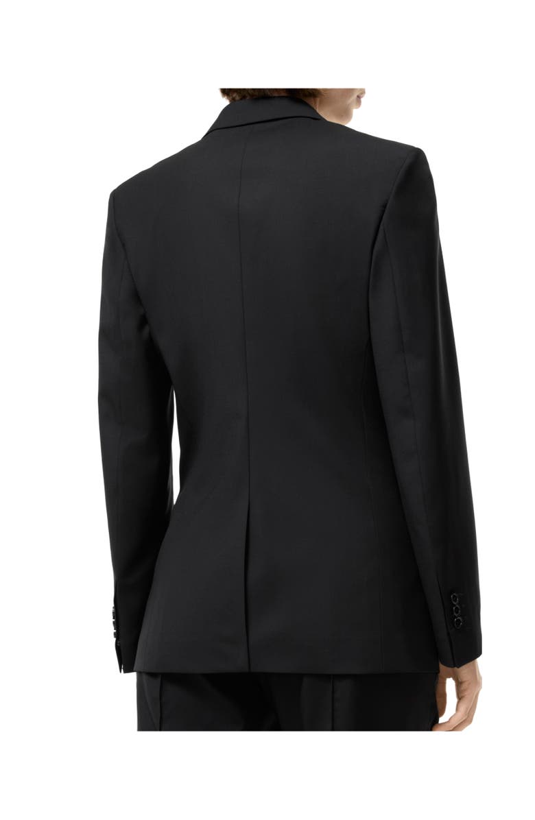 Burberry Wool Tailored Jacket, Alternate, color, Black