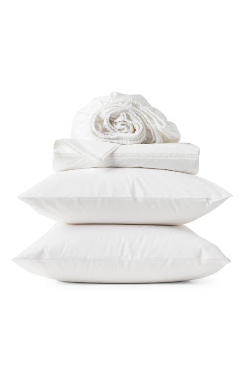 Lattice Organic Cotton Percael Sheet Set