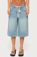 EDIKTED Jaci Drawstring Bermuda Shorts