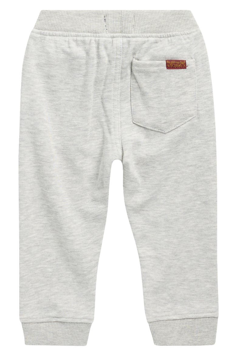 Denim Hooded Shirt & Joggers Set, Alternate, color, MEDIUM INDIGO
