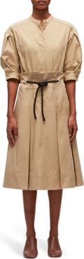 3.1 Phillip Lim Band Collar Origami Shirt Dress