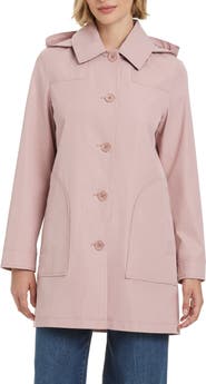 Kate Spade Water Resistant Coat with Removable Hood
