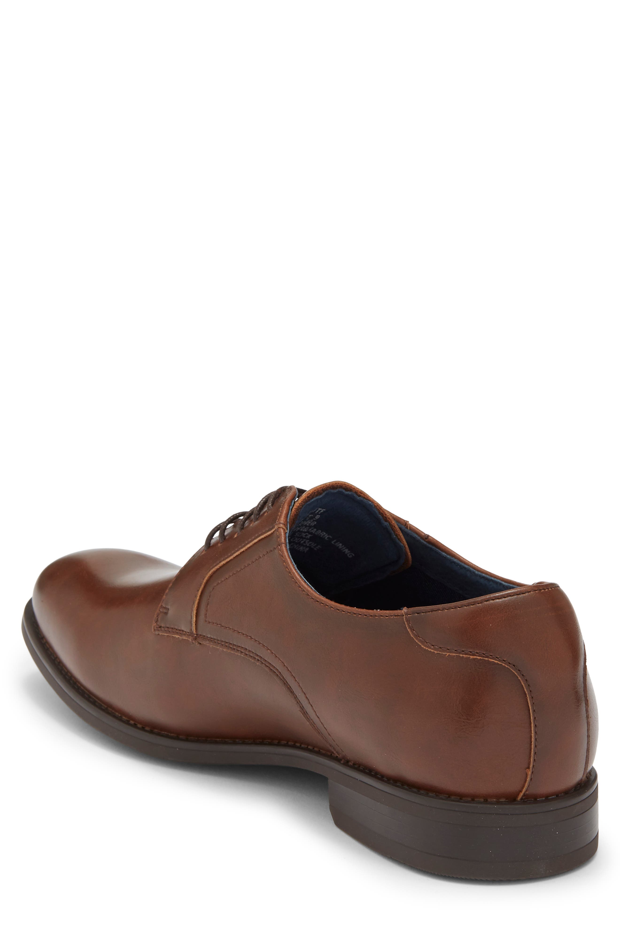 Unite Plain Toe Derby, Alternate, color, BROWN