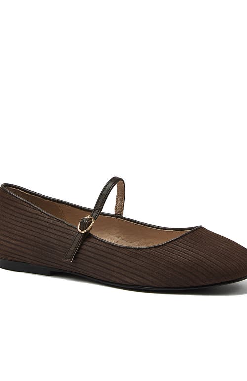 Lands' End Classic Corduroy Mary Jane Flats In Brown