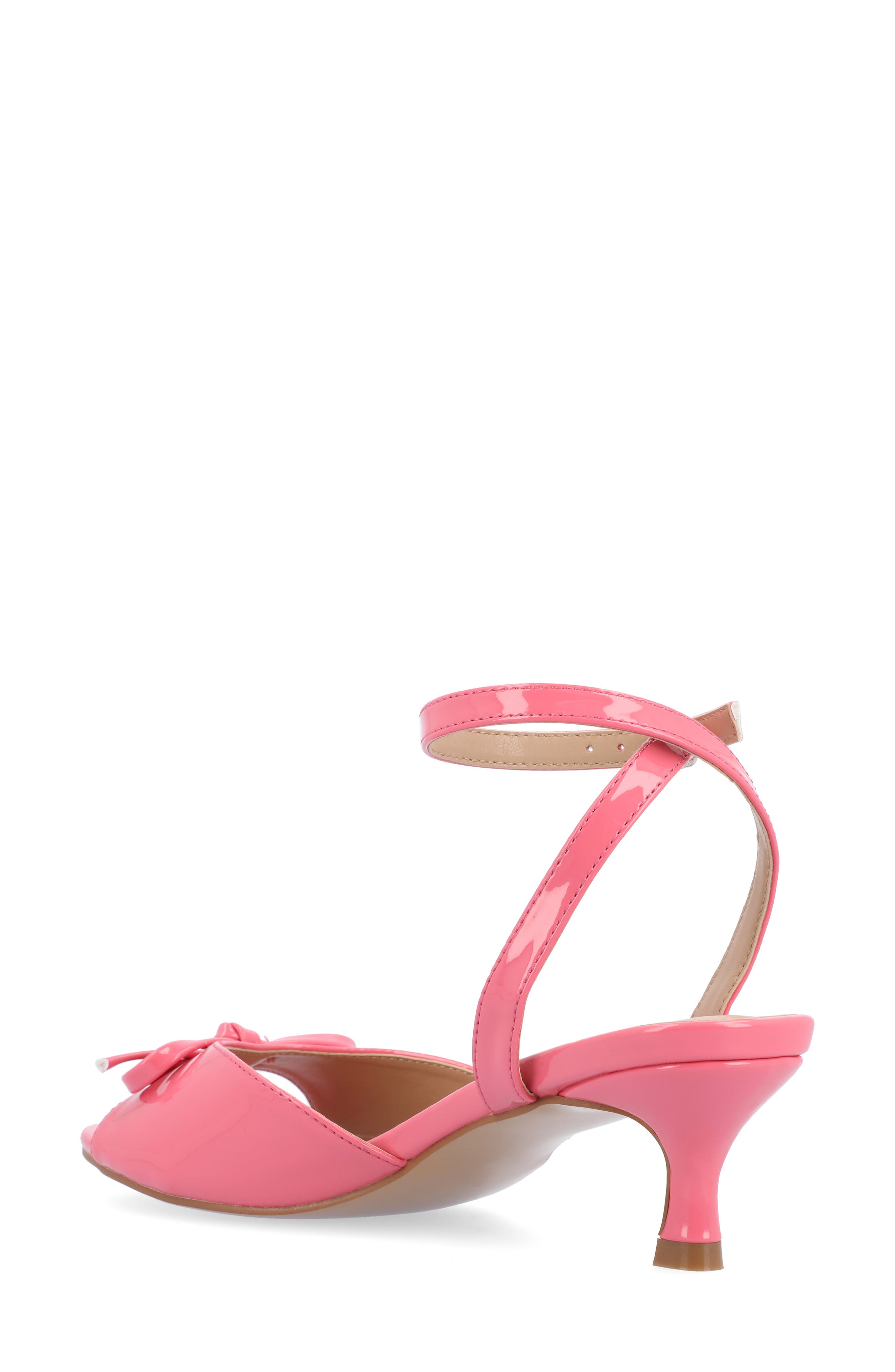 Jennifer Bow Ankle Strap Sandal, Alternate, color, PINK