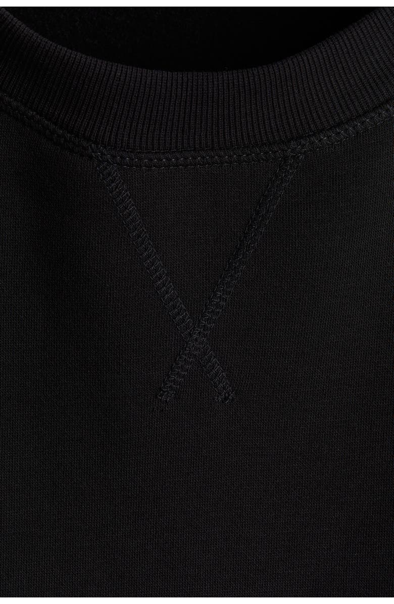 H&M Oversized Sweatshirt, Alternate, color, Black