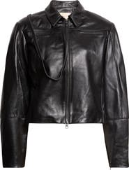 Paloma Wool Banui Fitted Leather Jacket