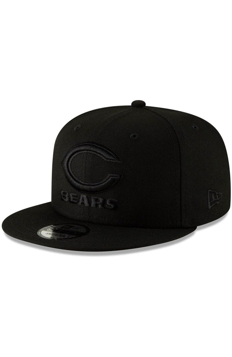 New Era Men's New Era Black Chicago Bears 9FIFTY Adjustable Snapback Hat, Main, color, 