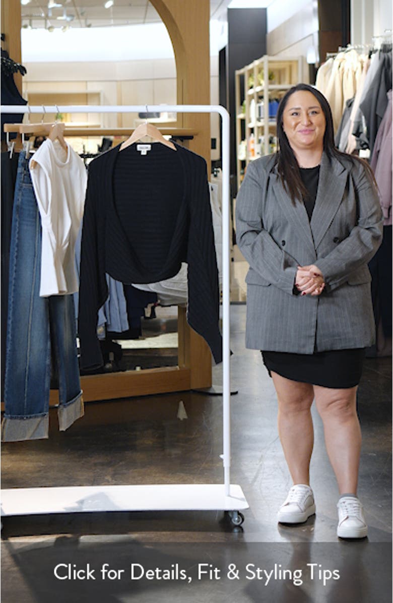 Rib Bolero Sweater, sales video thumbnail