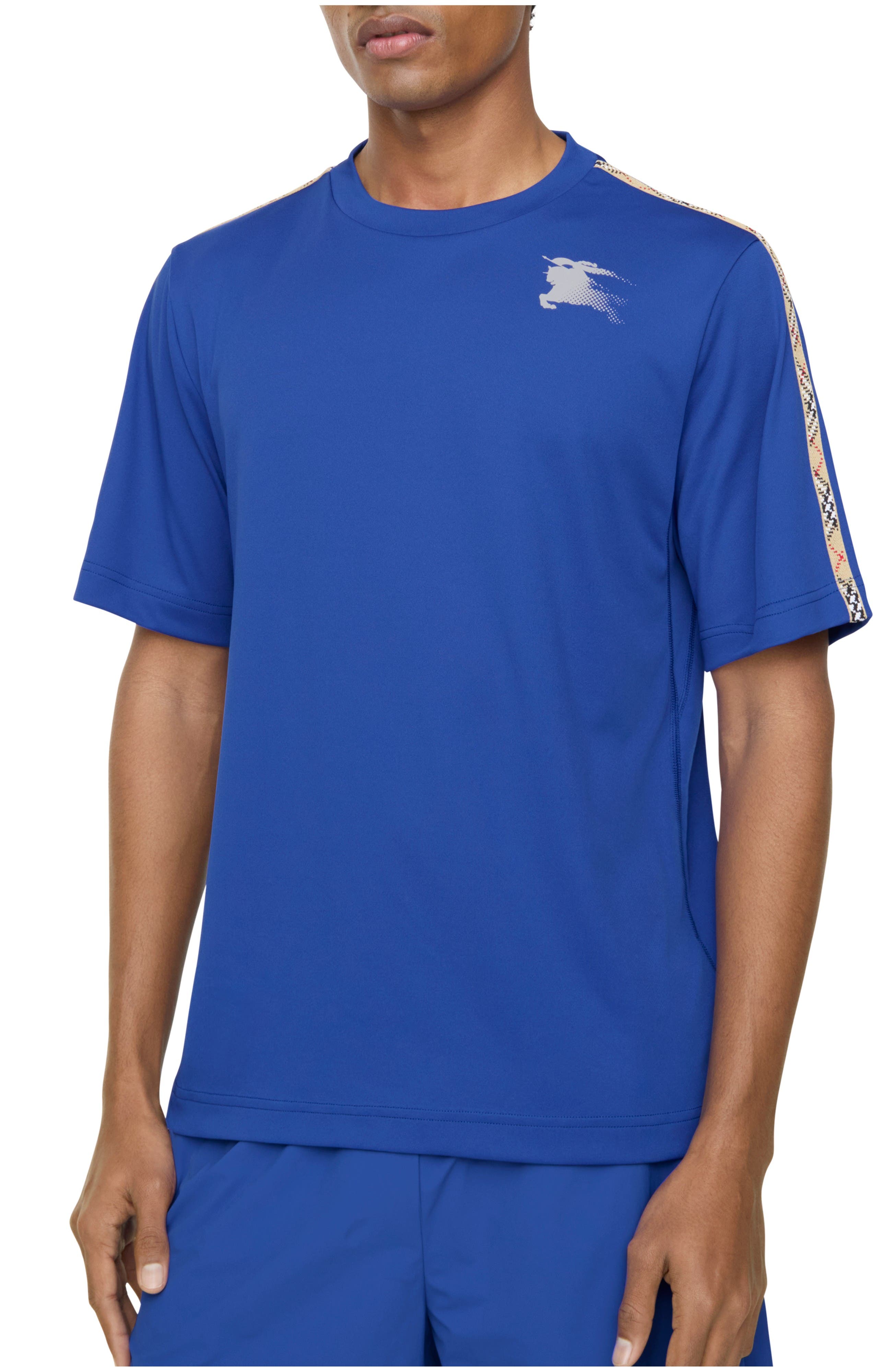 Check Trim Jersey T-shirt - image 5