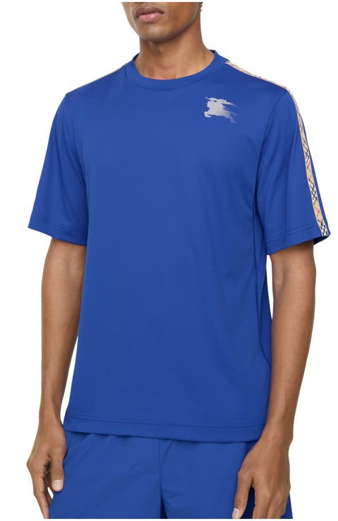 Check Trim Jersey T-shirt