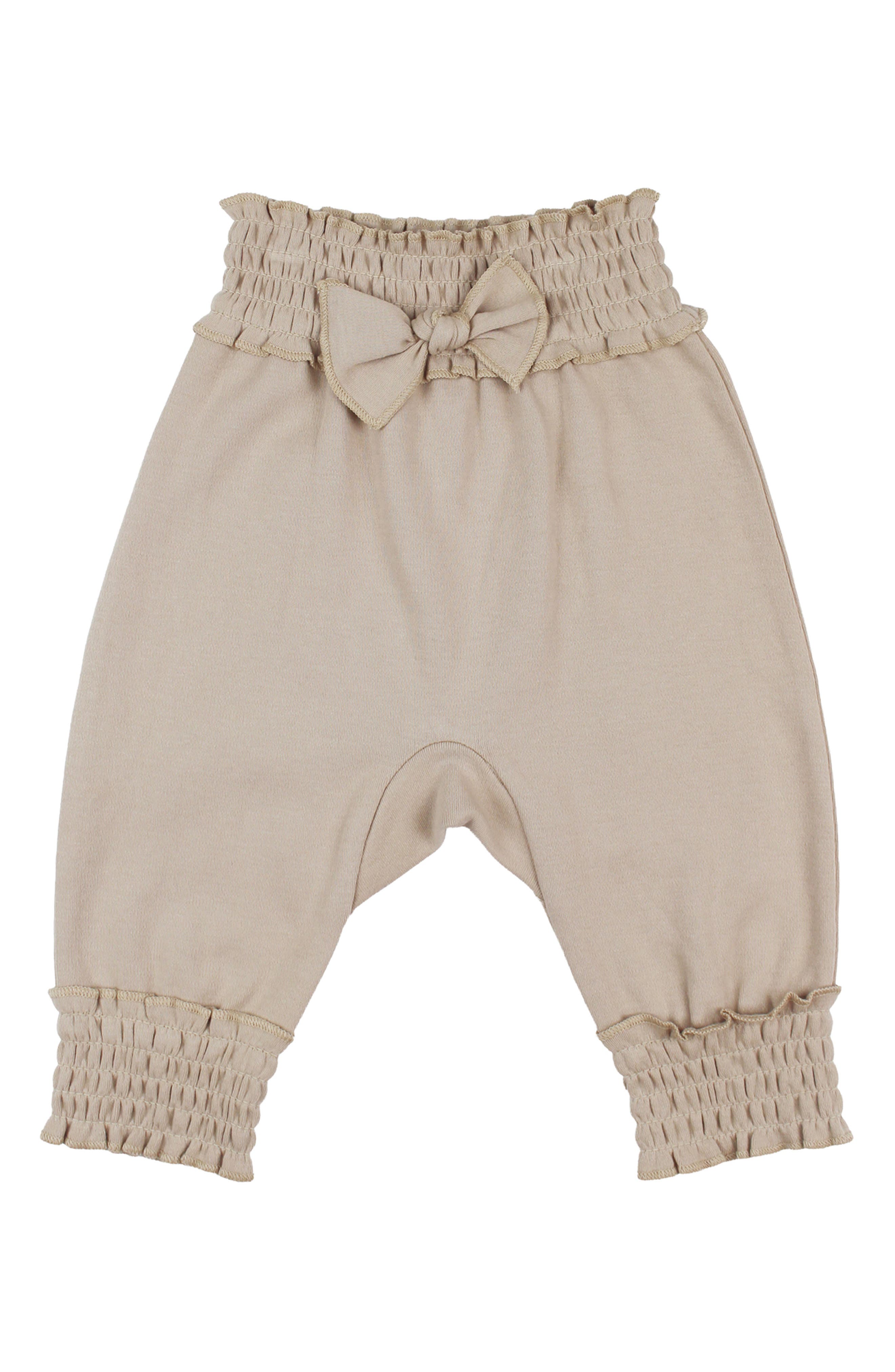 L'ovedbaby Organic Cotton Smocked Bubble Pants | Nordstrom