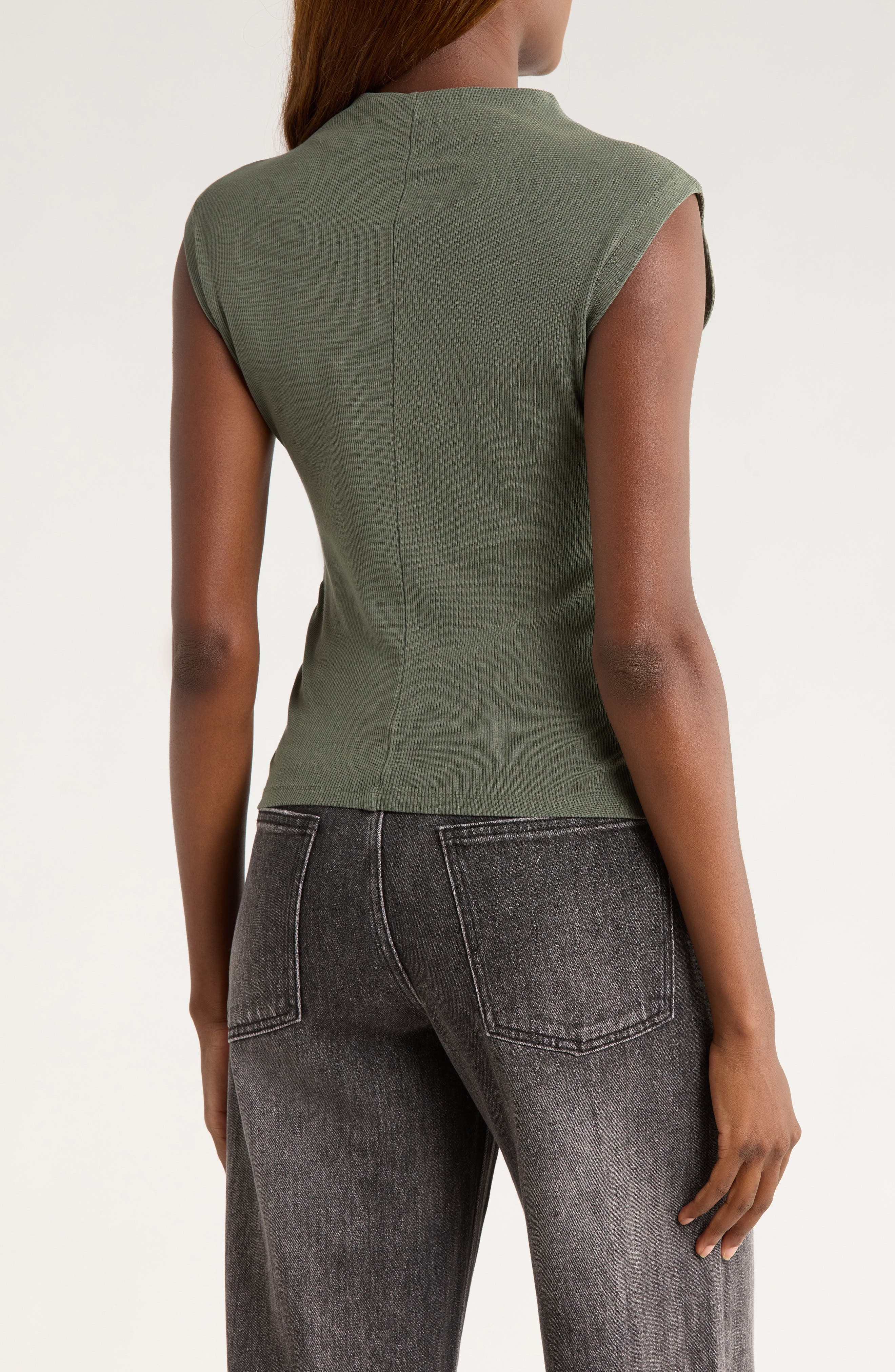 Lexi Sleeveless Mock Neck Top - image 2