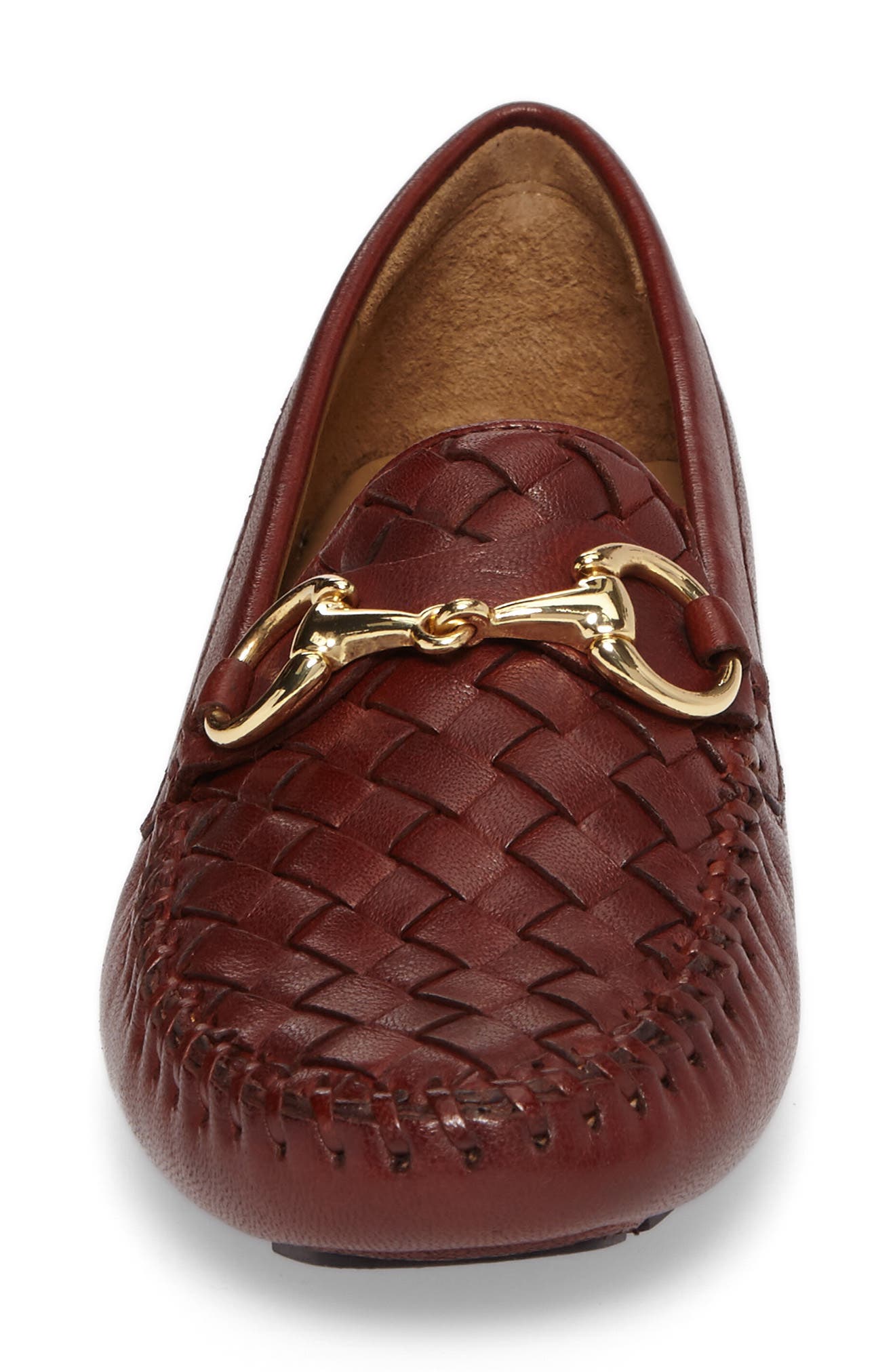 Perlata Driving Shoe, Alternate, color, VINTAGE LUGGAGE LEATHER