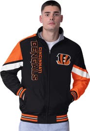 G-III Extreme Men's G-III Extreme Black Cincinnati Bengals Strong Arm Reversible Full-Zip Jacket