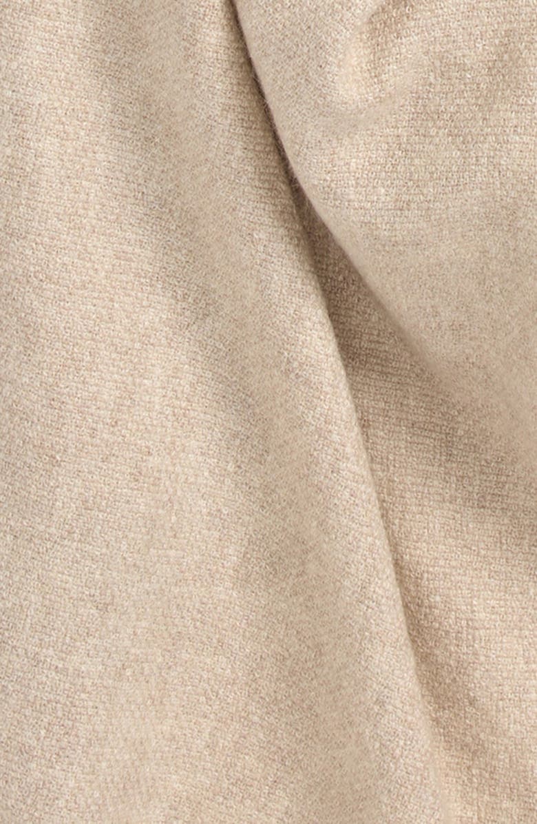 Burberry Equestrian Knight Design Cashmere Fringe Scarf, Alternate, color, 