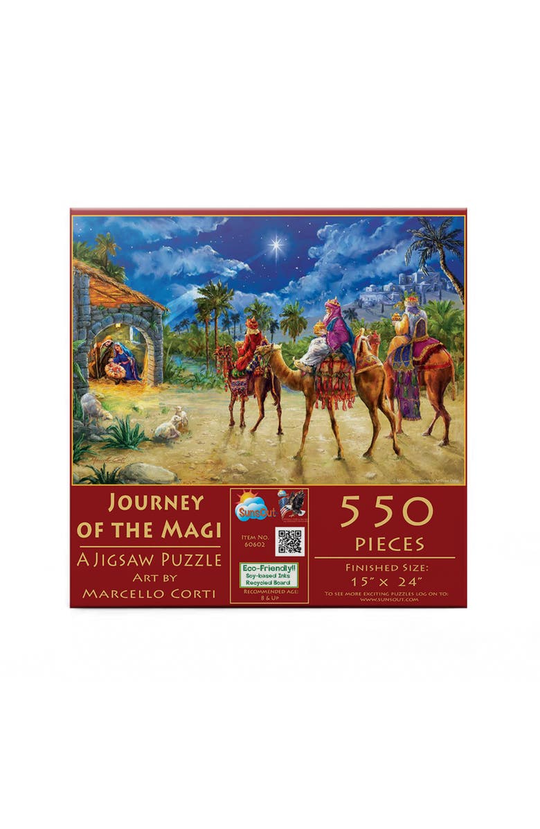 Sunsout Journey of the Magi 550 piece Jigsaw Puzzle for Adults, Alternate, color, Multicolor