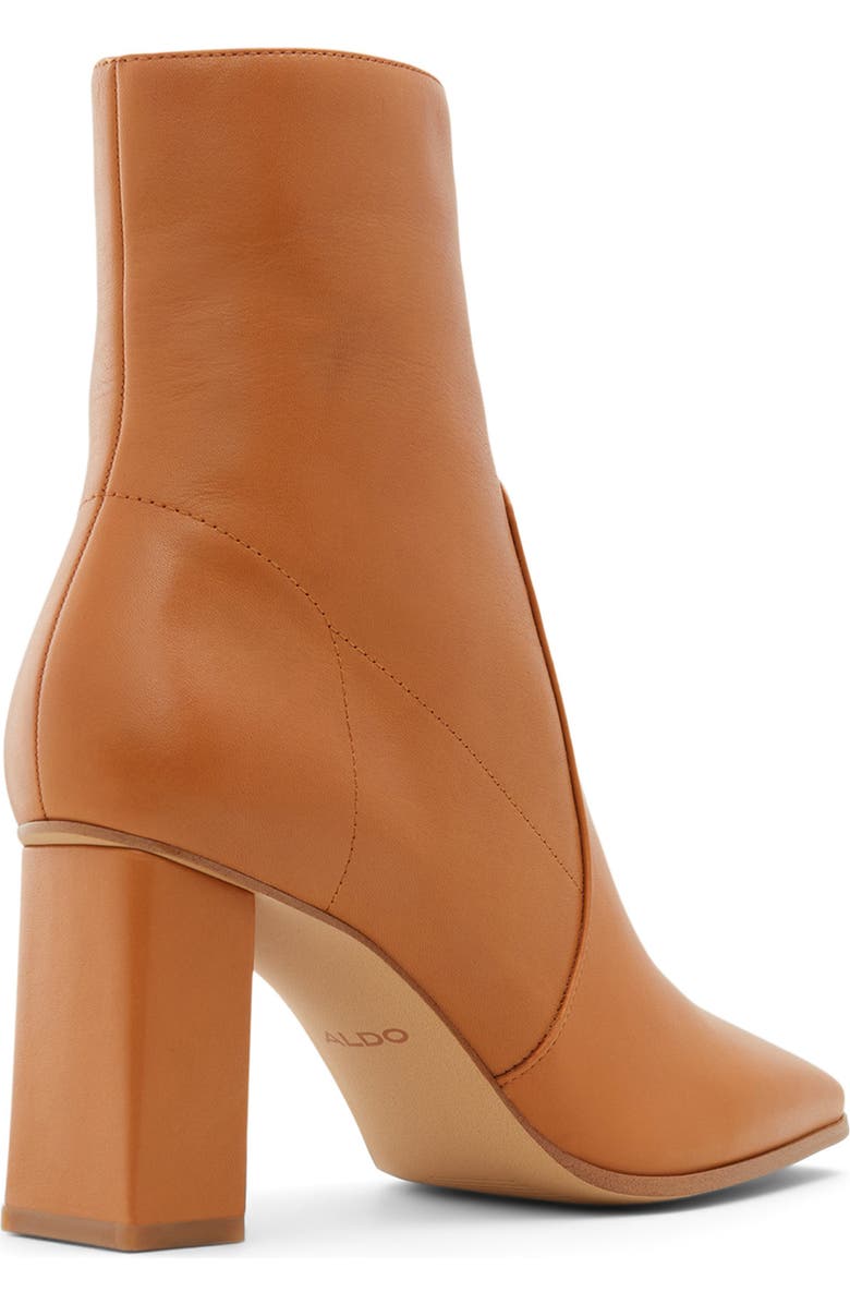 ALDO Theliven Bootie, Alternate, color, Medium Brown Leather