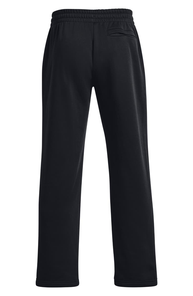 Under Armour Icon Fleece Sweatpants, Alternate, color, Black
