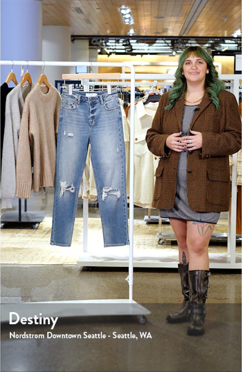 Distressed Straight Leg Jeans, sales video thumbnail