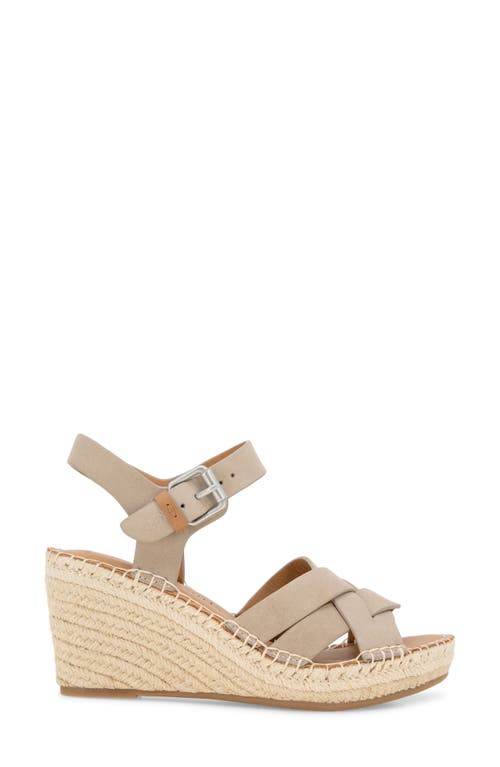 Gentle Souls Caspian Wedge Sandal In Neutral