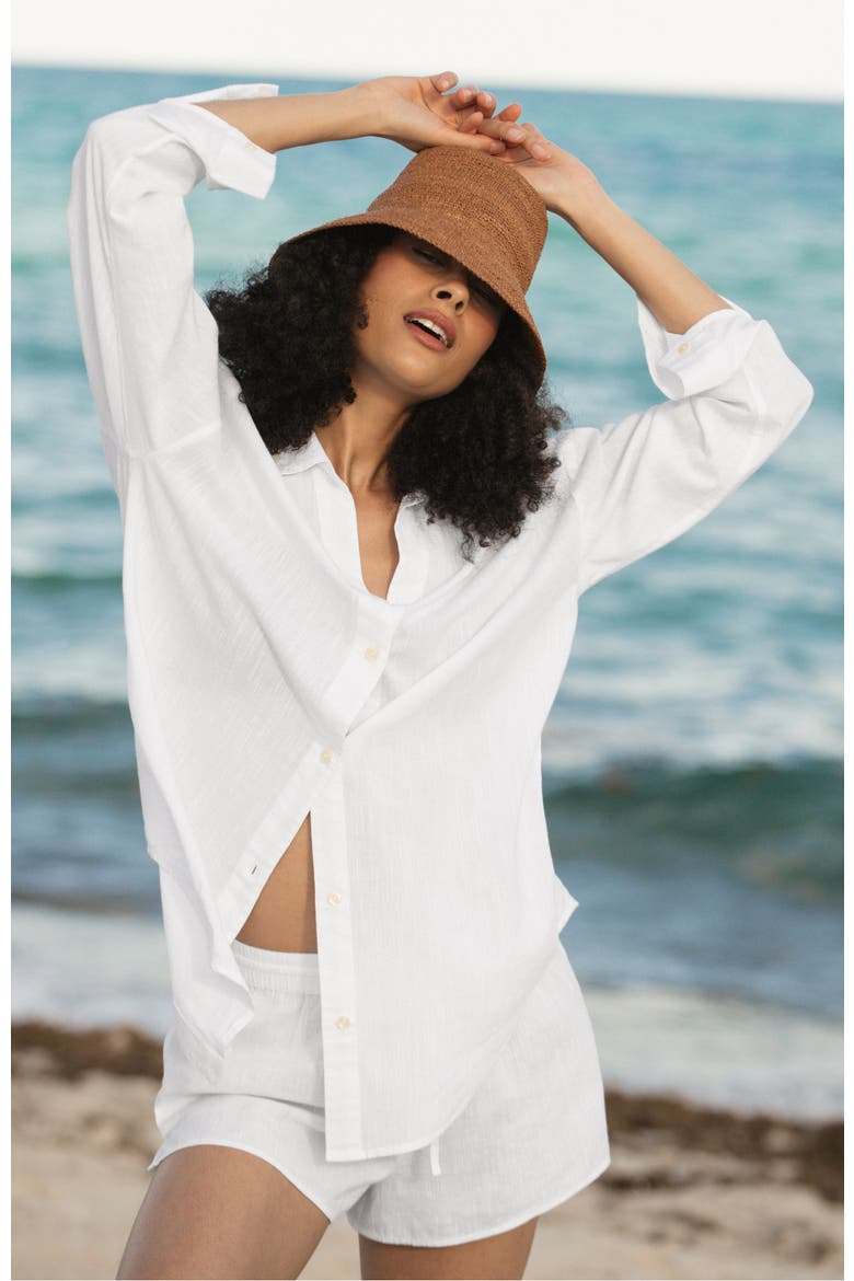 Soleil Shirt, Alternate, color, White
