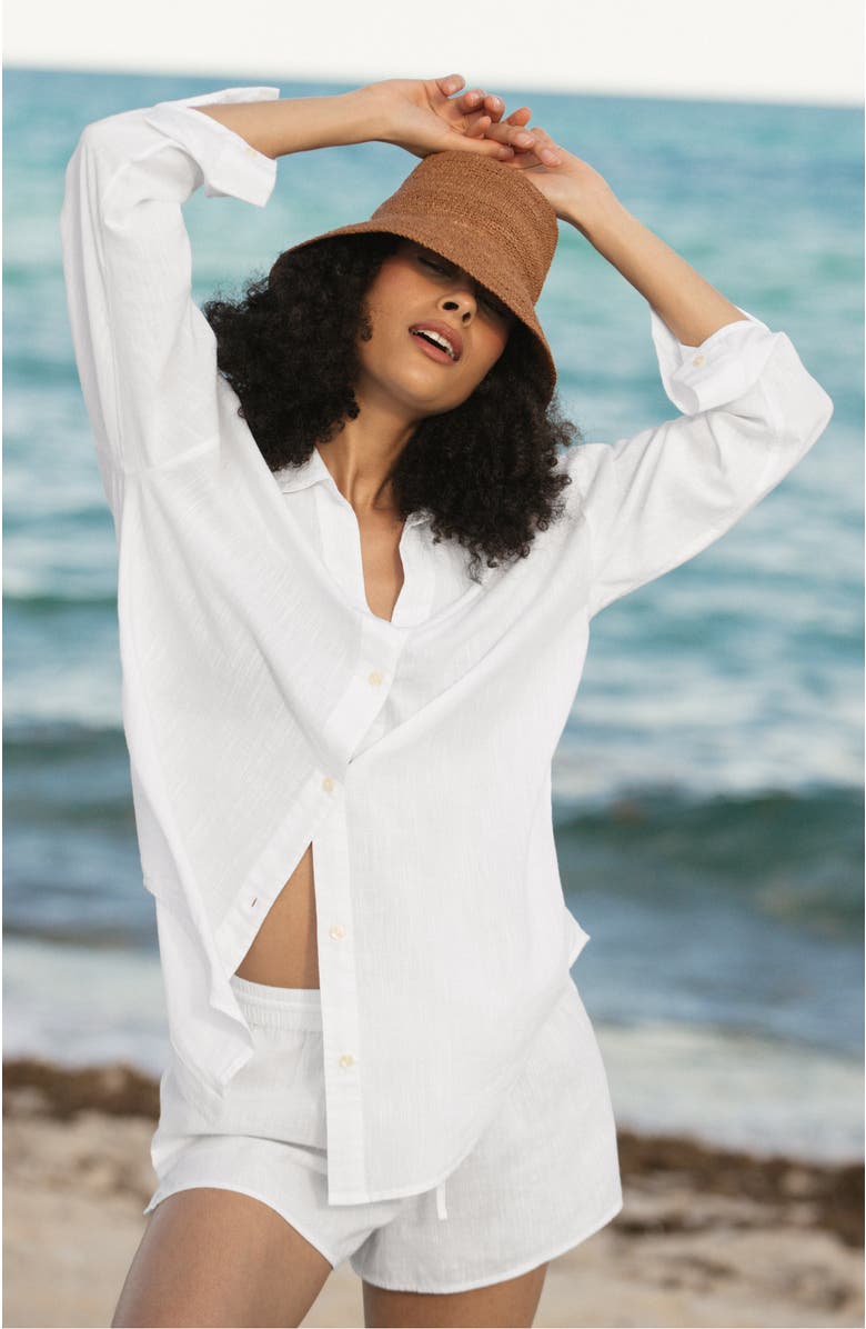 Pepper Soleil Shirt, Alternate, color, White