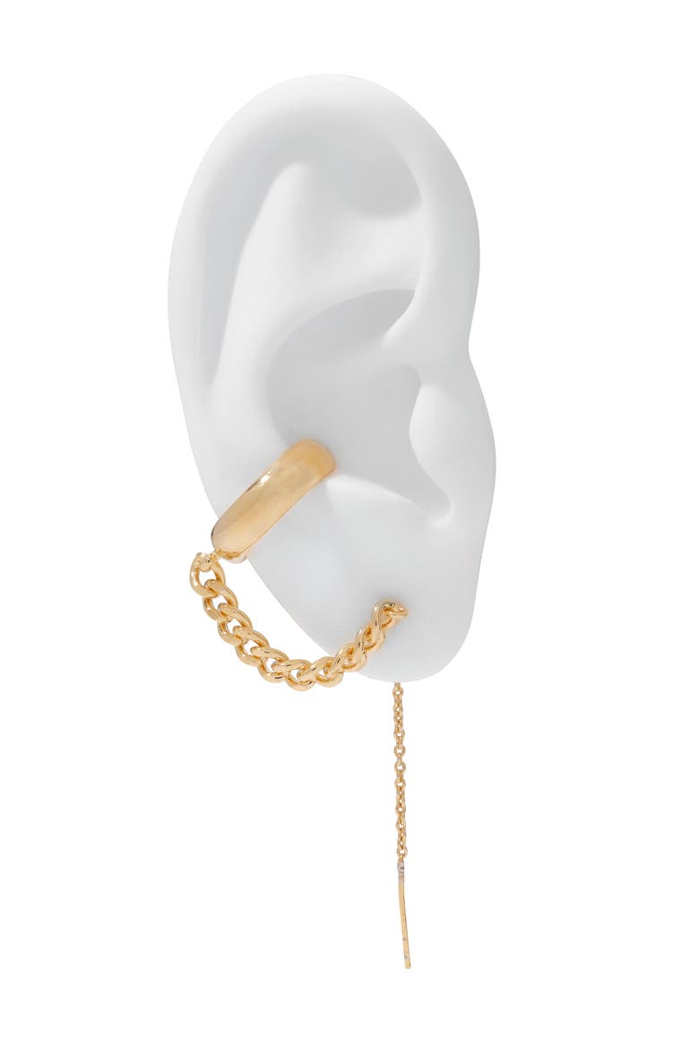 Fragment Ear Threader Earring, Alternate, color, GOLD