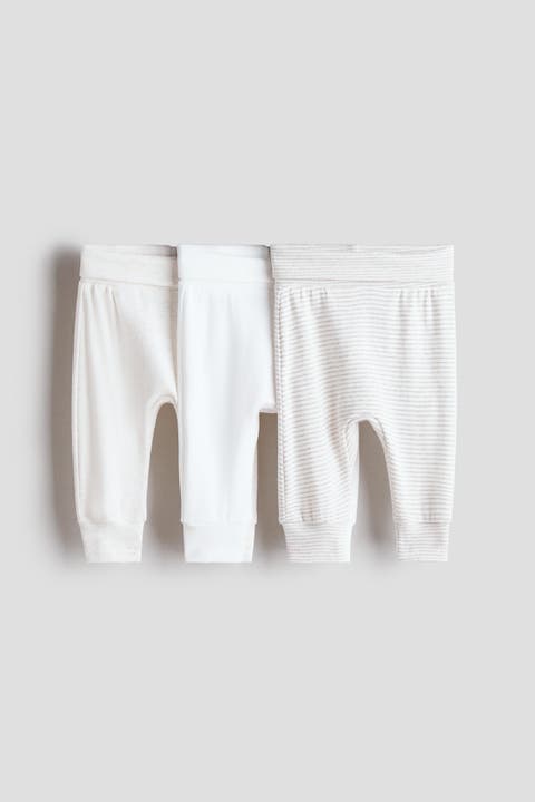 3-pack Foldover-waist Trousers