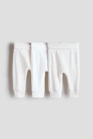 H&M 3-pack Foldover-waist Trousers