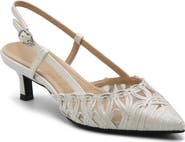 Adrienne Vittadini Sensation Kitten Heel Slingback Pump