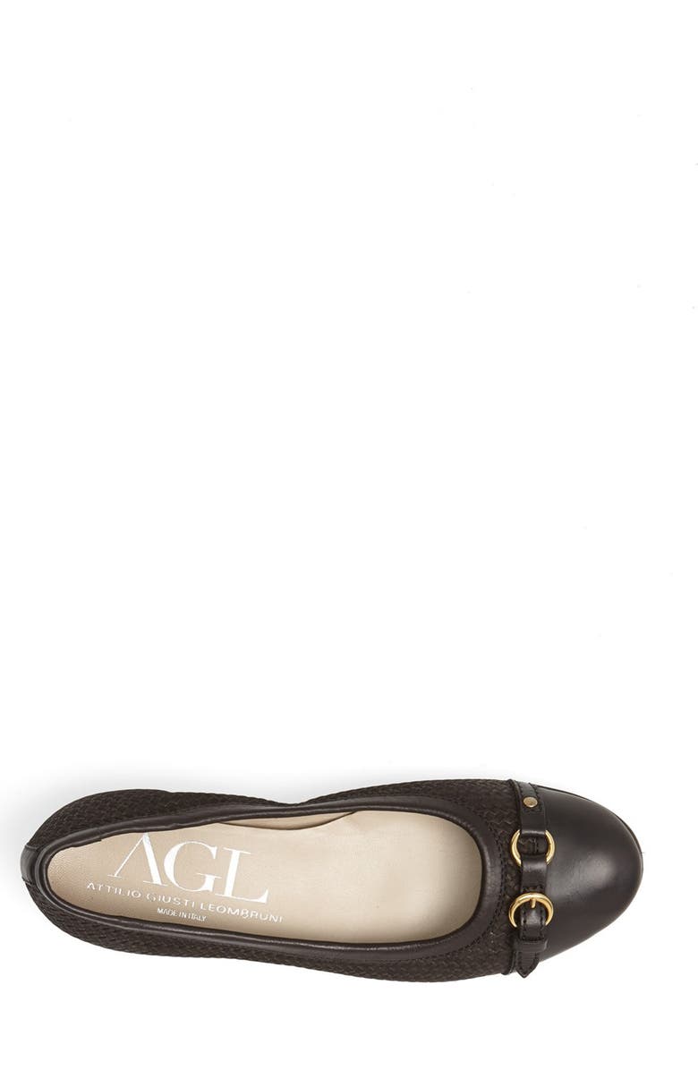 AGL Attilio Giusti Leombruni Cap Toe Ballet Flat, Alternate, color,