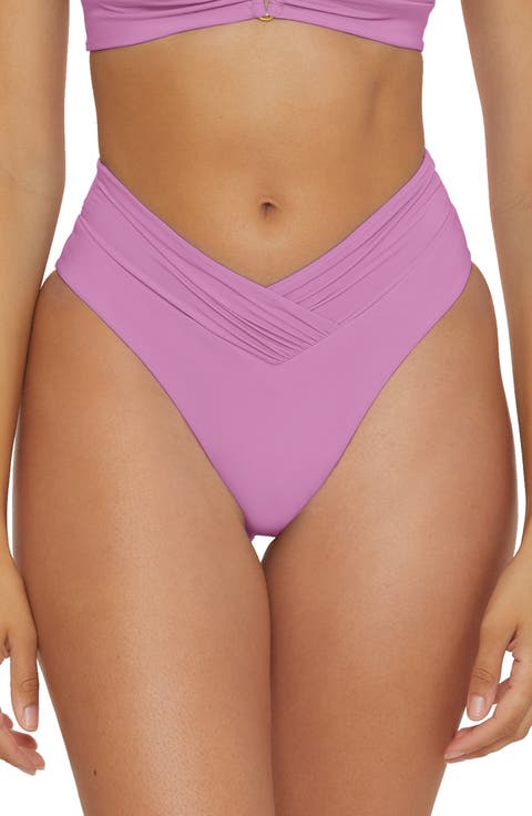 Color Code High Waist Bikini Bottoms