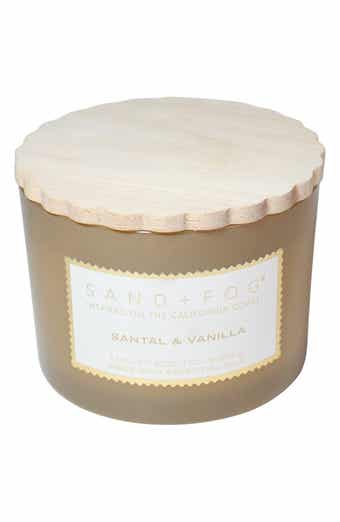 Santal & Vanilla Scalloped Scented Candle