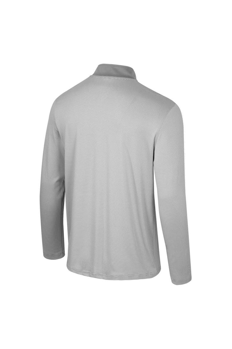 Men's Colosseum Gray Syracuse Orange Tuck Quarter-Zip Top, Alternate, color, Gray