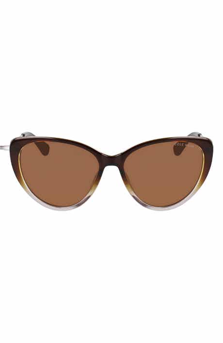 Cole Haan 54mm Polarized Cat Eye Sunglasses