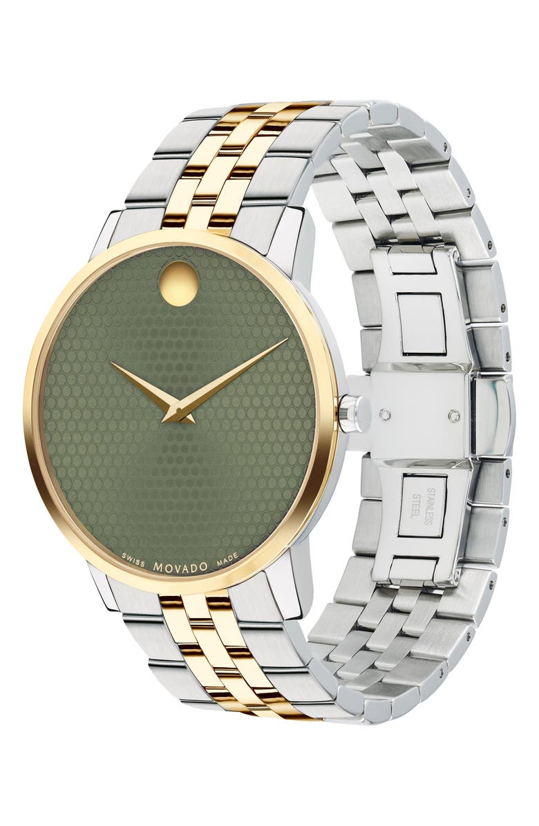 Movado Museum Classic Bracelet Watch, 40mm, Alternate, color, 