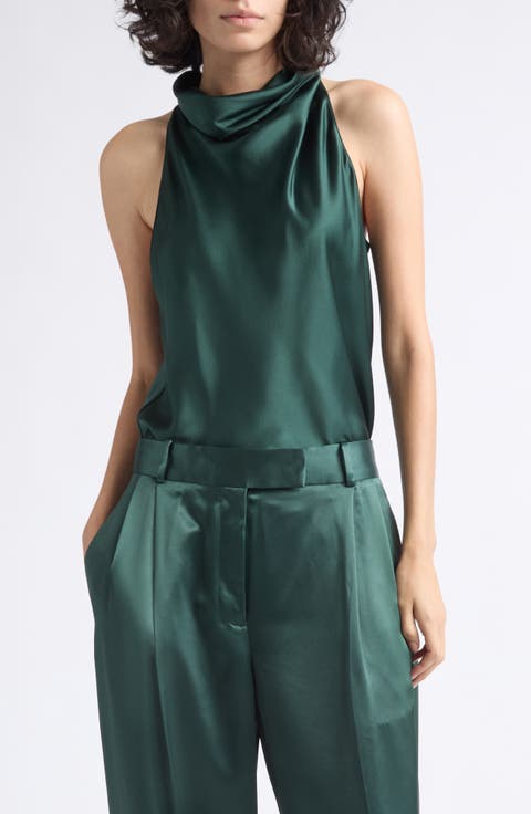Kory Sleeveless Silk Top