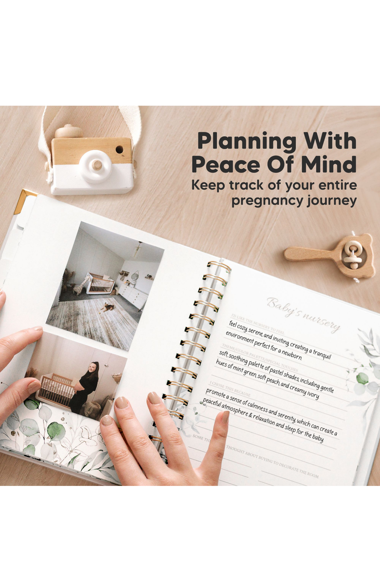 KeaBabies Inspire Pregnancy Journal, Alternate, color, Alpine