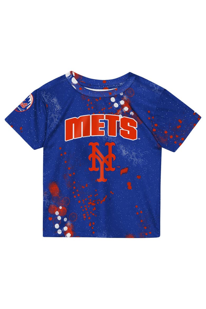 Toddler Outerstuff  Royal New York Mets Pinch Hitter T-Shirt & Shorts Set, Alternate, color, Royal